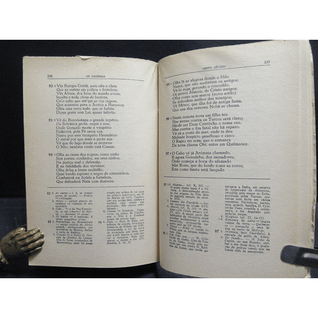 Os Lusíadas Luís De Camões/Anotado Uso Das Escolas 1972 Artur Viegas