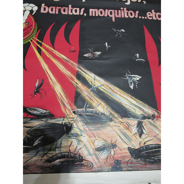 Cartaz/Publicidade - Pó Fulminante - Original da Época Invicta Porto