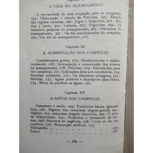 Campismo/Ar Livre Manual Técnico 1938 Antero Nobre