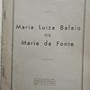 Maria Luísa Balaio/A Maria Da Fonte 1945 Paixão Bastos