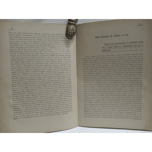 Documentos Políticos 1915 Encontrados Palácios Reais/Revolução Republicana