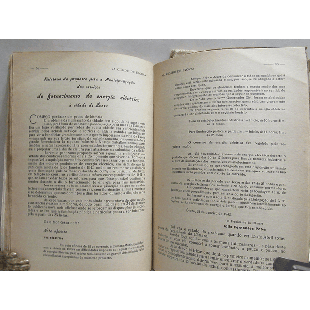 Boletim A Cidade De Évora 1942/3 A. Bartolomeu Gromicho/Tulio A. Da Rocha Espanca