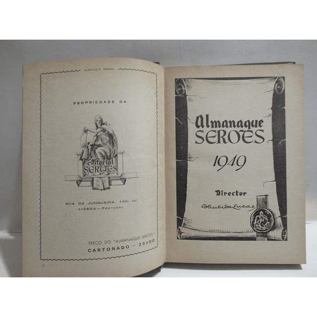 Almanaque Serões 1949 João De Almeida Lucas