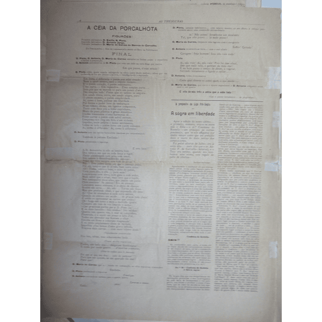 As Tesouras Jornal Desopilar A Figadeira Na 4ª Feira De Cinzas 1913/5