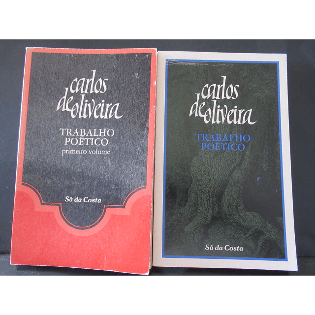 Carlos Oliveira Trabalho Poético Volume 1 E 2 