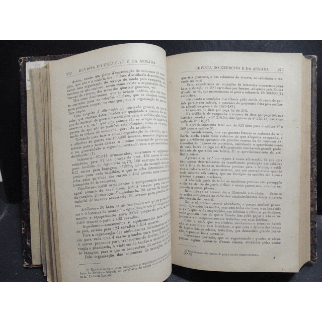Revista Exército/Armada 1895 Rocha Grillo/Ferreira Da Costa/Ayres d`Ornellas De Vasconcellos