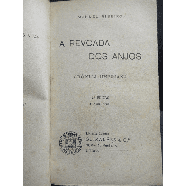 A Revoada Dos Anjos/Crónica Umbriana 1926/7 Manuel Ribeiro
