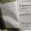 Elogio Académico D. Francisco II Cardeal Patriarca Lisboa 1847 F. M. Raposo d`Almeida