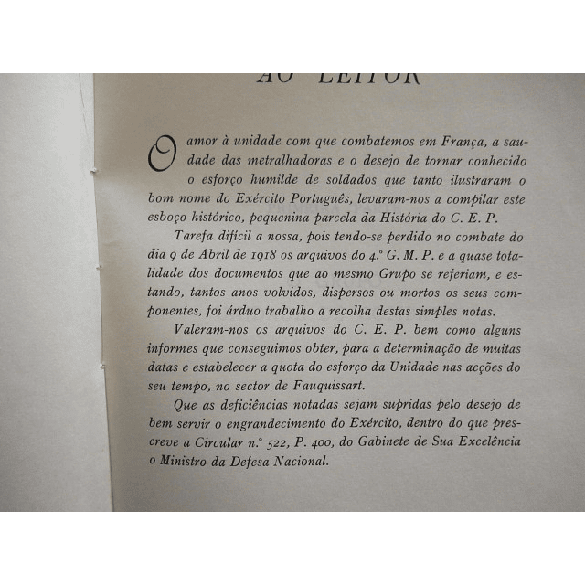 Coimbra Primeira Grande Guerra Metralhadoras C. E. P. 1955 Afonso Do Paço/Alves De Sousa