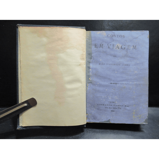 Contos Em Viagem 1883 João D`Andrade Corvo