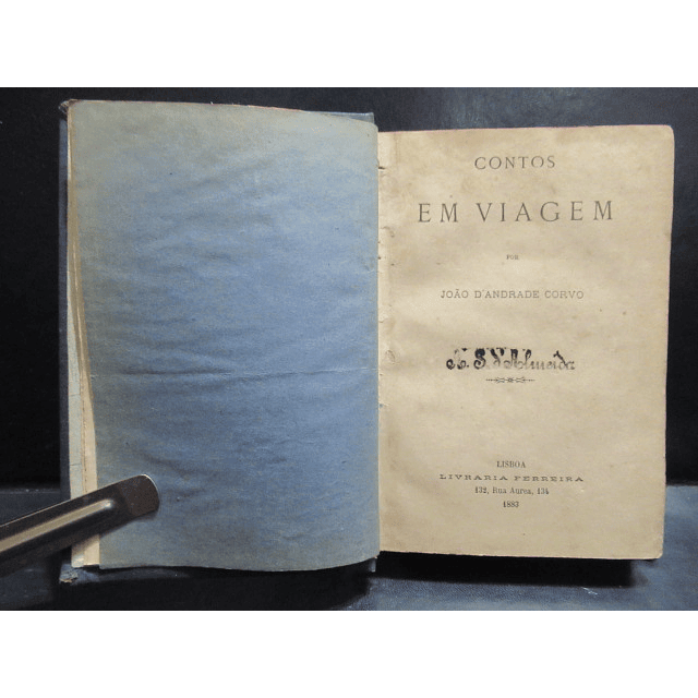 Contos Em Viagem 1883 João D`Andrade Corvo