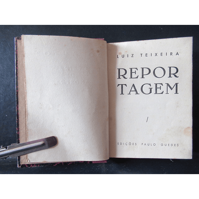 Reportagem 1932 Luiz Teixeira/Stuart