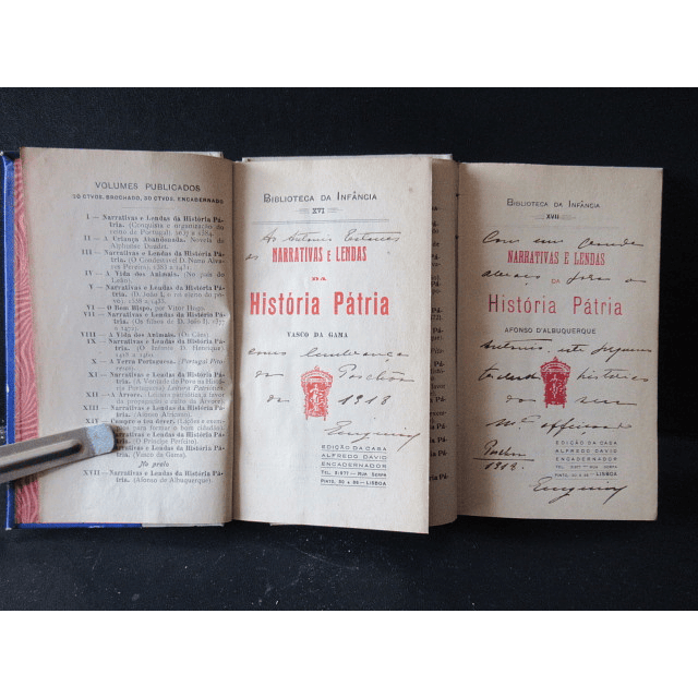 História Pátria Narrativas/Lendas Vasco Da Gama/Afonso Albuquerque 1916 Alfredo David