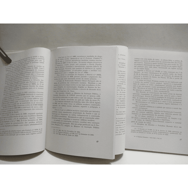 O Ensino Primário 1911/69/Contribuição Monográfica 1975/6 J. Salvado Sampaio