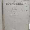 História Instrução Popular Em Portugal 1871 D. António Da Costa