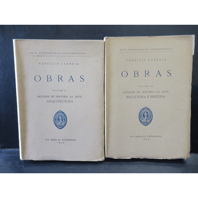 Estudos História Da Arte Arquitetura/Escultura E Pintura 1949/53 Vergílio Correia