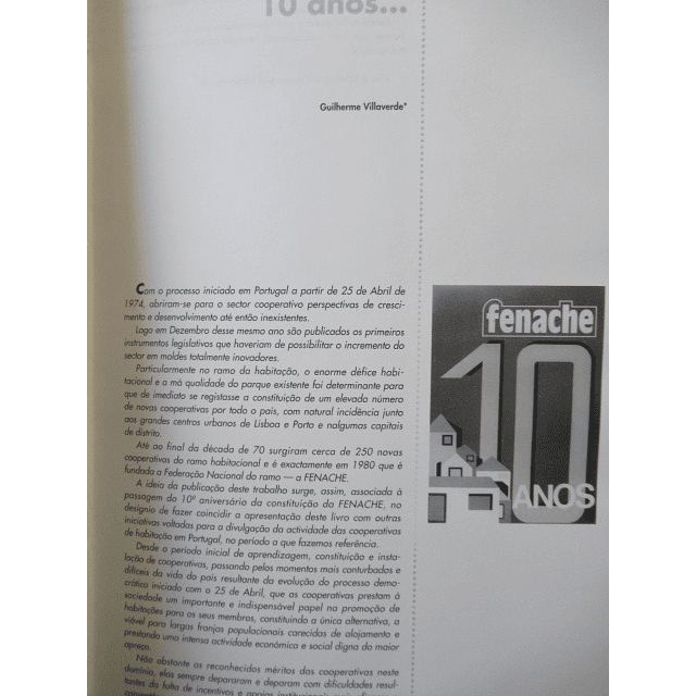 Habitação Cooperativa Em Portugal (1974-1991) 1992 FENACHE