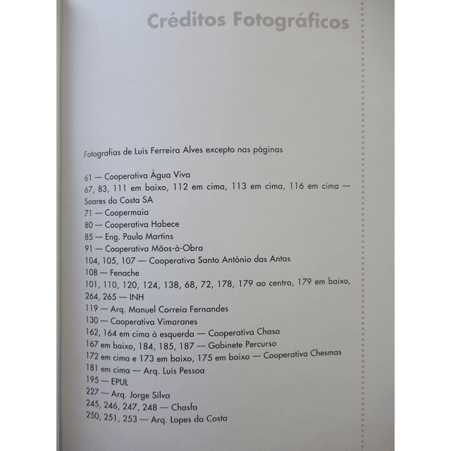 Habitação Cooperativa Em Portugal (1974-1991) 1992 FENACHE