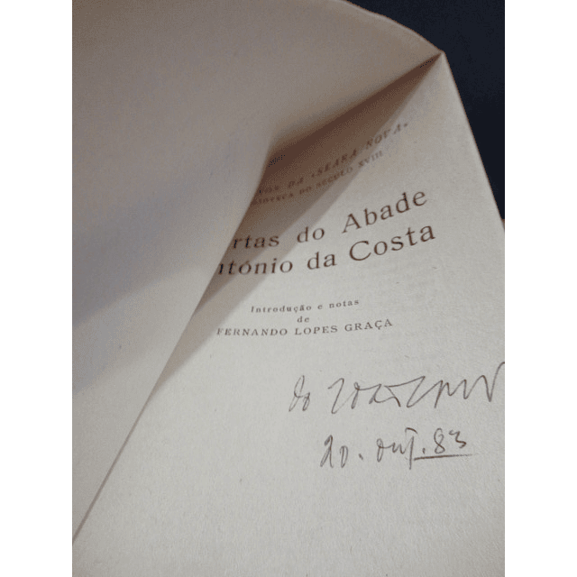 Cartas Do Abade António da Costa 1946 Fernando Lopes Graça