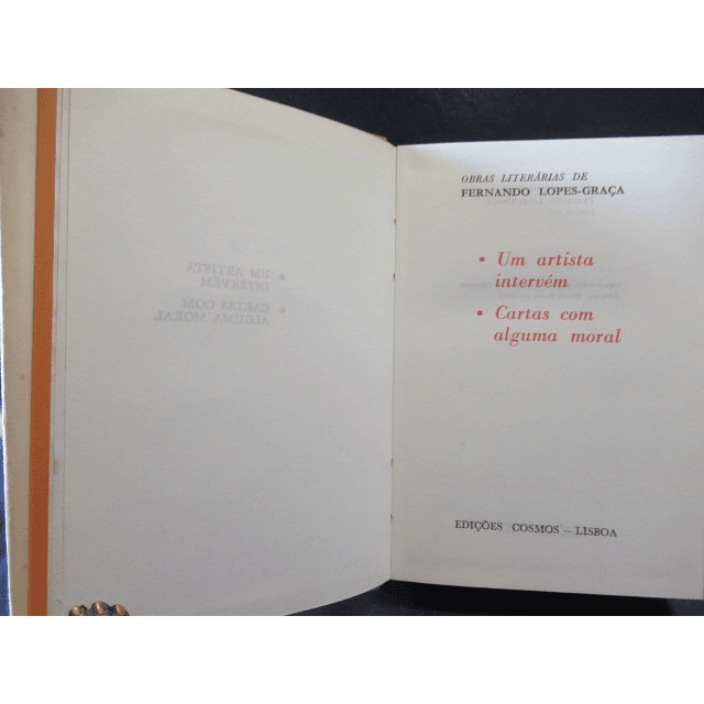 Um artista Intervém/Cartas Com Alguma Moral 1974 Fernando Lopes Graça