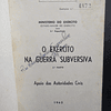 Exército Guerra  Subversiva/Informação Contra Informação  1962 Ministério Do Exército