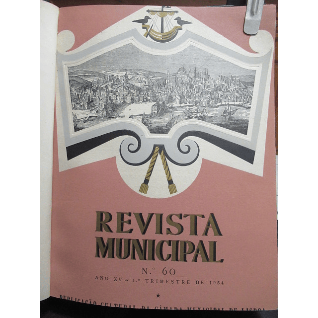 Revista Municipal Lisboa Beneditinos/Pregões/Cesàrio Verde 1953/6 Jaime Lopes Dias/José Espinho