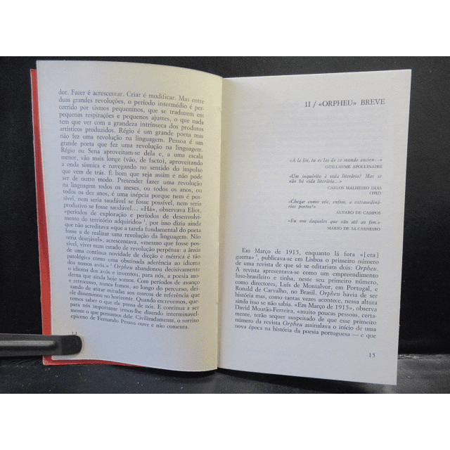 Poesia Portuguesa Do "Orpheu" Ao Neo Realismo 1980 Eugénio Lisboa