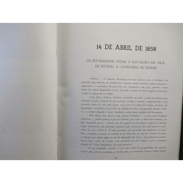 Setúbal Cidade Centenária 1860-1960 Machado Pinto