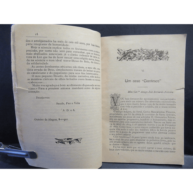 Casos Tristes E  Casos Alegres 1926 Cyriaco Santos