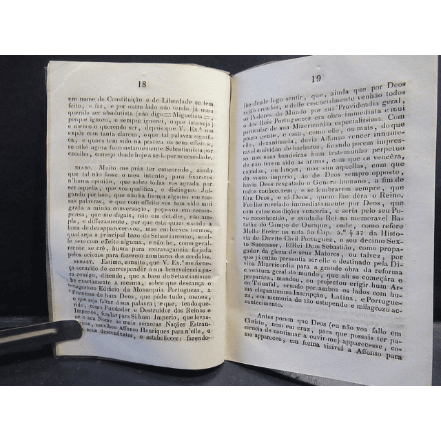 O Diabo E O Sebastianista/Conversação Familiar Teve Luiz Lourenço Lopez O Sebastianista