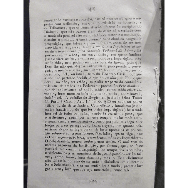 O Diabo E O Sebastianista/Conversação Familiar Teve Luiz Lourenço Lopez O Sebastianista
