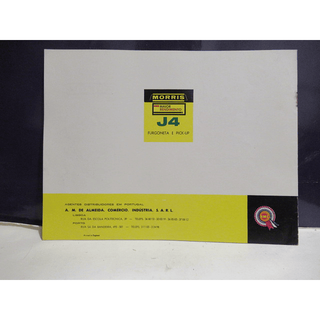 Morris J4 M10 Pick Up 1960