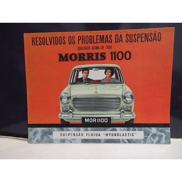Morris 1100 Suspensão Fluida "Hydrolastic" 1960 Brochura Publicitária