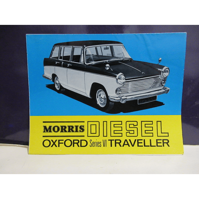 Morris Oxford/Traveller Serie VI Diesel 1964 Brochuras Informativas/Publicitárias
