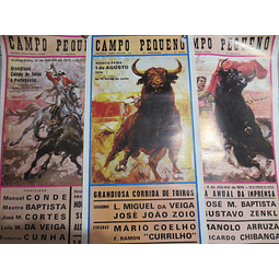 Toiros Corrida/Campo Pequeno 1974 Manuel Conde/Ricardo Chibanga/Luís M. Da Veiga