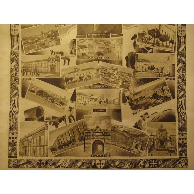 Portalegre O Distrito Saúda Carmona/Salazar XII Ano Revolução Nacional 1938 Magalhães Pessoa