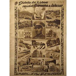 Lisboa Distrito Saúda Camona/Salazar XII Ano Revolução Nacional 1938 Lobo Da Costa