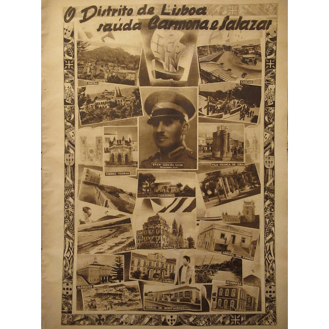 Lisboa Distrito Saúda Camona/Salazar XII Ano Revolução Nacional 1938 Lobo Da Costa