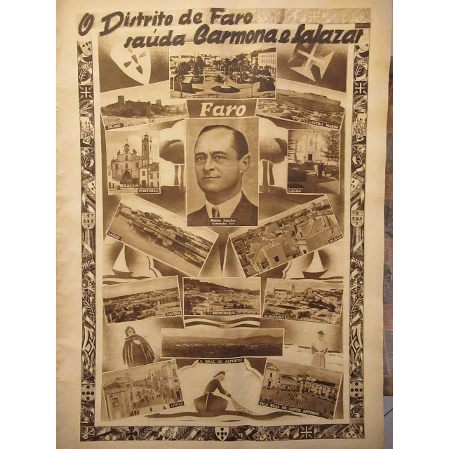 Faro Distrito Saúda Carmona/Salazar XII Ano Revolução Nacional 1938 Matias Sanchez