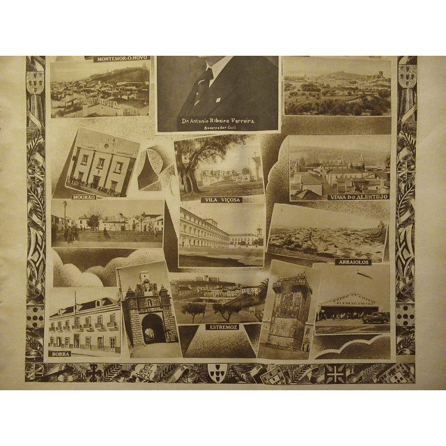Ëvora Distrito Saúda Carmona/Salazar XII Ano Revolução Nacional 1938 Antº. Ribeiro Ferreira