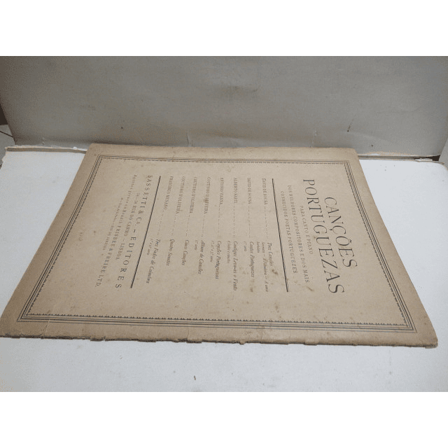 Canções Portuguesas Canto/Piano 1ª Serie Tomás De Lima/Stuart