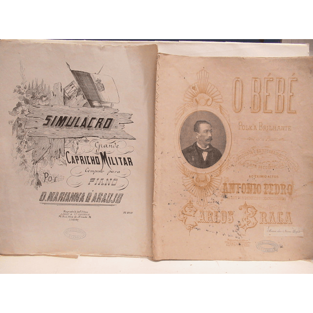 Partituras O Bebé/Simulacro/Dança Borboletas/Devaneio E. Lami/Mariana D`Araújo/C. Braga...