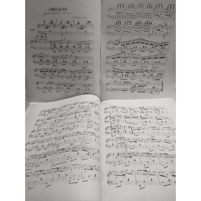 Partituras O Bebé/Simulacro/Dança Borboletas/Devaneio E. Lami/Mariana D`Araújo/C. Braga...