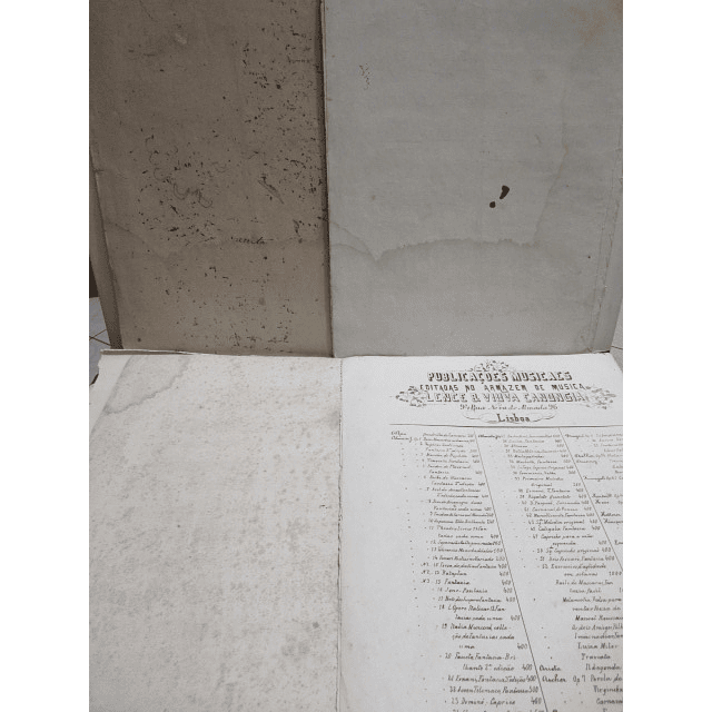 Partituras O Bebé/Simulacro/Dança Borboletas/Devaneio E. Lami/Mariana D`Araújo/C. Braga...