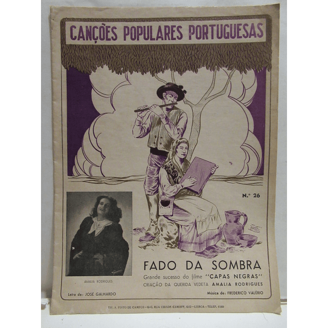 Fado Da Sombra/Português/Lisboa Antiga/Ó Miquelina! Amália/R. Portela/Manuel Tino...