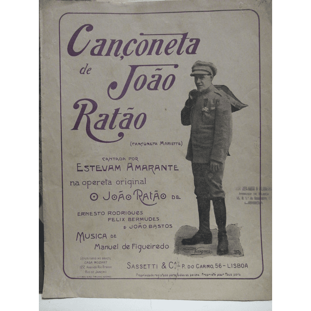 Cançoneta João Ratão/Giestas/Fado Corina Freire/Rey Colaço/Estevam Amarante