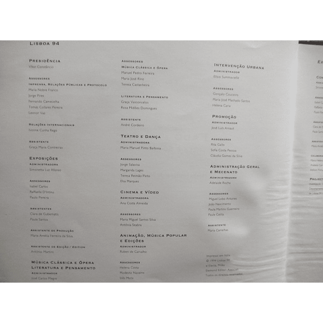 Fado Vozes E Sombras 1994 Museu Nacional Etnologia/Joaquim Paes De Brito/Luís Pavão