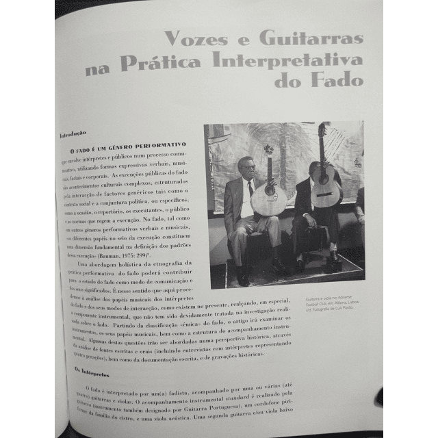 Fado Vozes E Sombras 1994 Museu Nacional Etnologia/Joaquim Paes De Brito/Luís Pavão