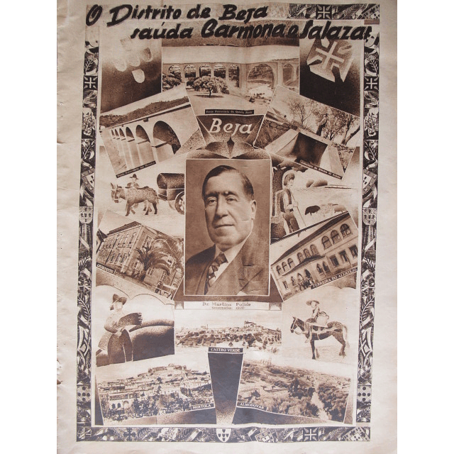 Beja Distrito Saúda Carmona E Salaza/XII Ano Revolução Nacional 1938 Dr. Martins Pulido