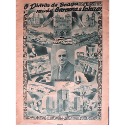 Braga Distrito Saúda Carmona E Salazar/XII Ano Revolução Nacional 1938 Cap. Lucinio G, Presa